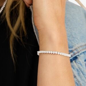 Melinda Maria Not Your Basic Tennis Bracelet Silver | 7".5 - New FIRM ✨️